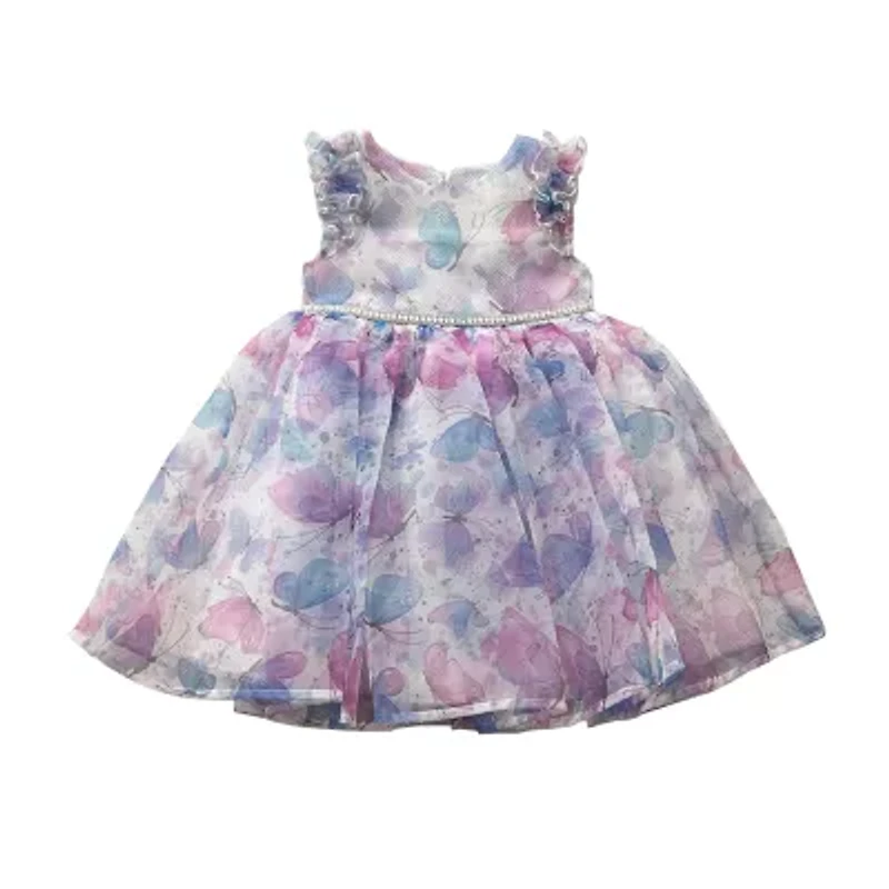 Blueberi Boulevard Toddler Girls Sleeveless A-Line Dress