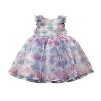 Blueberi Boulevard Toddler Girls Sleeveless A-Line Dress