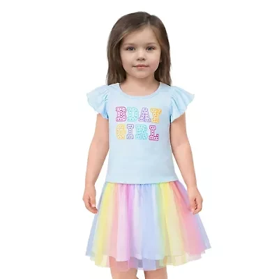 Lilt Birthday Girl Toddler Girls 2-pc. Skirt Set