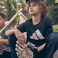 adidas Big Kid Boys Crew Neck Short Sleeve Regular Fit Graphic T-Shirt