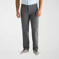 St. John's Bay Stretch Chino Mens Straight Fit Flat Front Pant