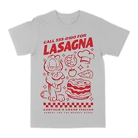 Novelty Mens Crew Neck Short Sleeve Regular Fit Garfield Graphic T-Shirt