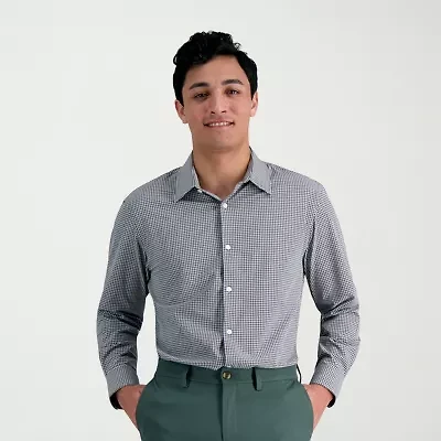 Haggar Premium Comfort Mens Classic Fit Easy Care Long Sleeve Dress Shirt