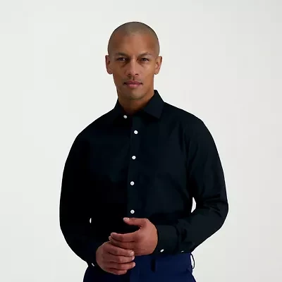 Haggar Premium Comfort Mens Slim Fit Long Sleeve Dress Shirt