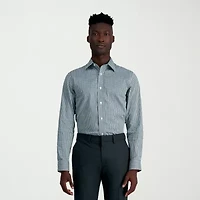 Haggar Smart Wash Mens Classic Fit Easy Care Long Sleeve Dress Shirt