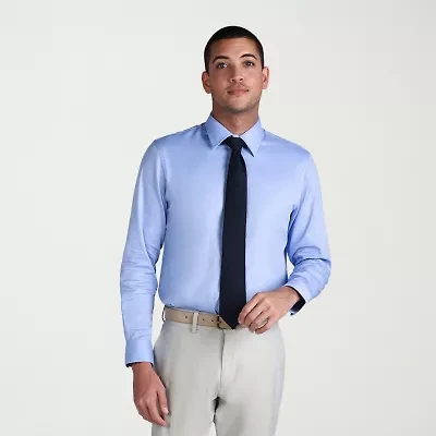 Haggar Premium Comfort Mens Classic Fit Easy Care Long Sleeve Dress Shirt