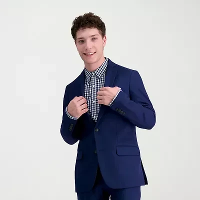 Haggar Smart Wash Tech Suit Mens Stretch Fabric Slim Fit Suit Jacket