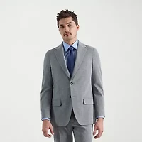 Haggar JMH 4 Way Stretch Houndstooth Mens Slim Fit Suit Jacket