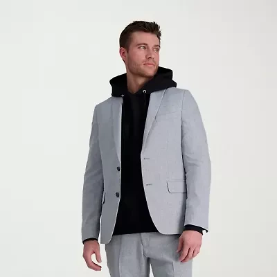 Haggar Smart Wash With Repreve Mens Stretch Fabric Slim Fit Suit Jacket