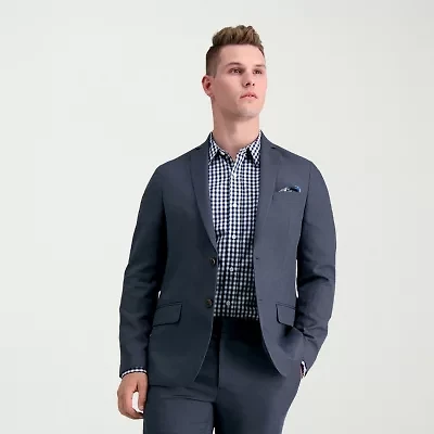 Haggar Smart Wash Mens Stretch Fabric Slim Fit Suit Jacket