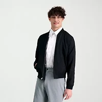 Haggar Stretch Gabardine Mens Lightweight Bomber Jacket