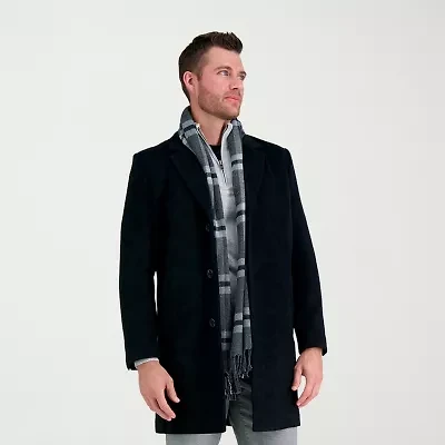 Haggar Premium Mens Lightweight Topcoat Coat