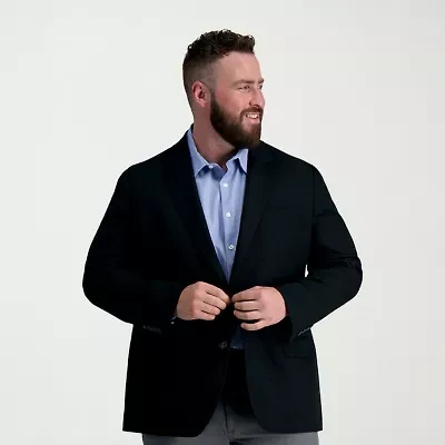 Haggar The Active Series Stretch Gabardine Mens Fabric Classic Fit Big and Tall Suit Jacket