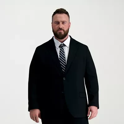 Haggar JMH Tailored Mens Stretch Fabric Modern Fit Big and Tall Suit Jacket