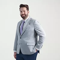 Haggar The Active Series Mens Stretch Fabric Classic Fit Big and Tall Suit Jacket