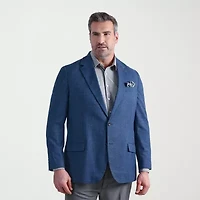 Haggar JMH Mens Big and Tall Geometric Stretch Fabric Classic Fit Sport Coat