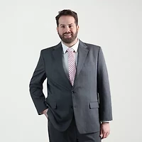 Haggar JMH Mens Diamond Big and Tall Suit Jacket