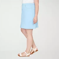 Hearts Of Palm Pull On Womens Mid Rise Plus Skort