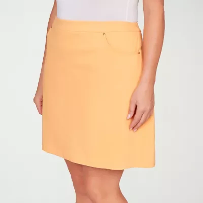 Hearts Of Palm Pull On Womens Mid Rise Plus Skort