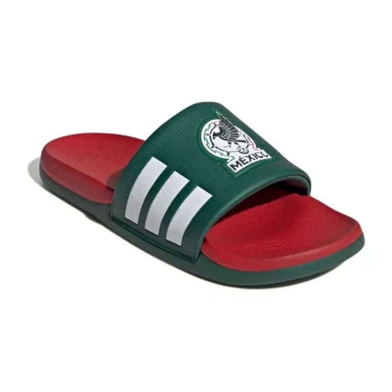 adidas Mens Adilette Comfort Mexico Slide Sandals