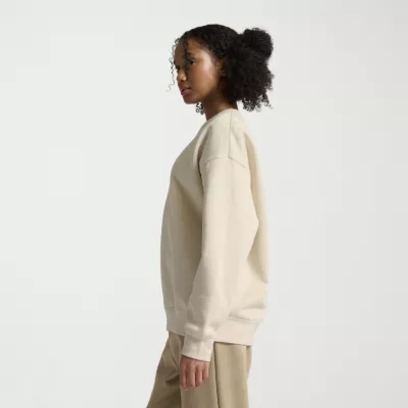 PUMA Womens Crew Neck Long Sleeve Sweatshirt