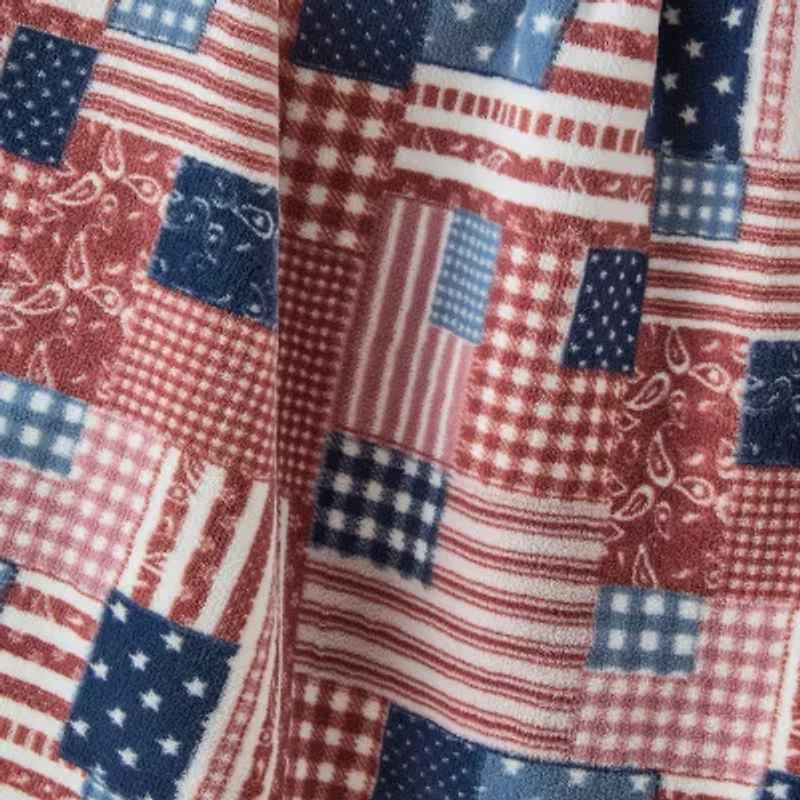 AMERICAN SPIRIT® Big Sky Coco Luxe Plush Washable Midweight Throw