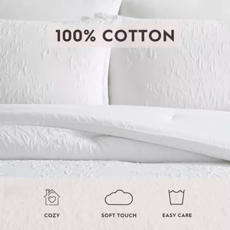 Laura Ashley Rowland 3-pc. Comforter Set