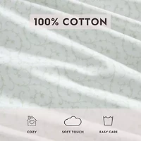 Laura Ashley Cotton Percale Sheet Set