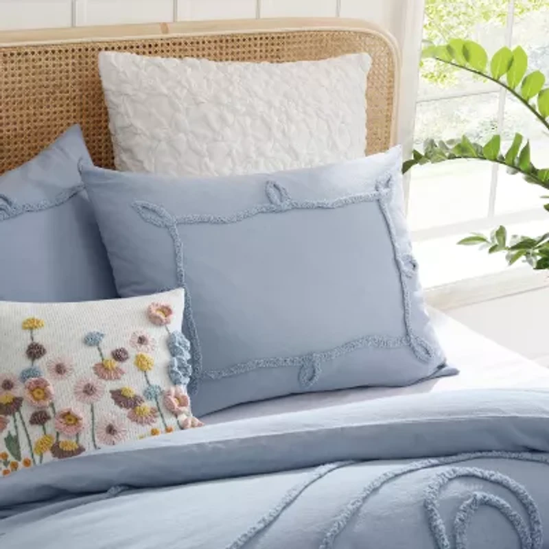 Peri Home Retro Scroll Duvet Sets