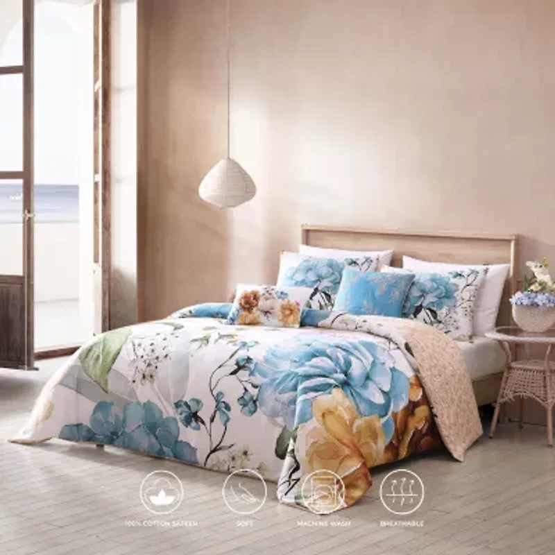 Bebejan Maia 5-pc. Reversible Cotton Comforter Set