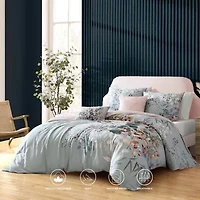 Bebejan Peach Leaves 5-pc. Midweight Reversible Comforter Set