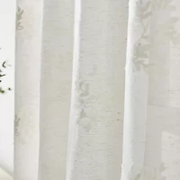 Martha Stewart Soriah Grommet Top Sheer Single Curtain Panel