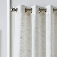 Martha Stewart Harmony Grommet Top Sheer Single Curtain Panel