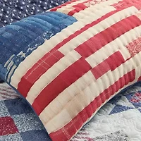 AMERICAN SPIRIT® Patchwork Flag Oblong Throw Pillow