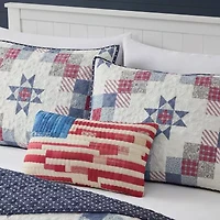 AMERICAN SPIRIT® Patchwork Flag Oblong Throw Pillow
