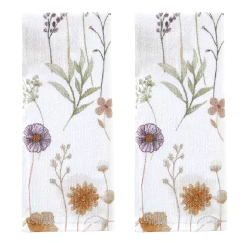 Saturday Knight Somerset Printed 2-pc. Floral Hand Towel
