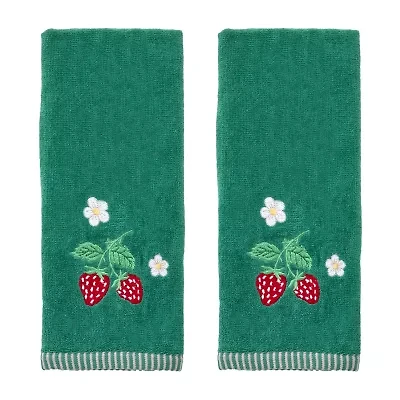Saturday Knight Strawberry Vine 2-pc. Hand Towel