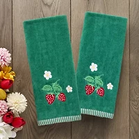 Saturday Knight Strawberry Vine 2-pc. Hand Towel