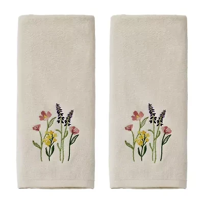 Saturday Knight Meadow Bouquet 2-pc. Floral Hand Towel