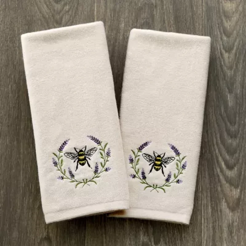 Saturday Knight Bee Lavender 2-pc. Hand Towel