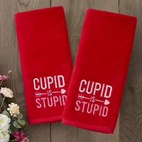 Saturday Knight Cupid Is 2-pc. Hand Towel