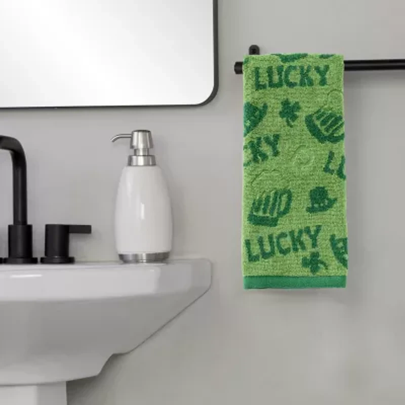 Saturday Knight Lucky Jacquard 2-pc. Hand Towel