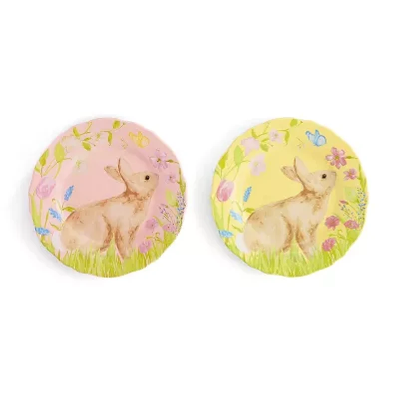 Layerings Easter Bunny 4-pc. Salad Plate