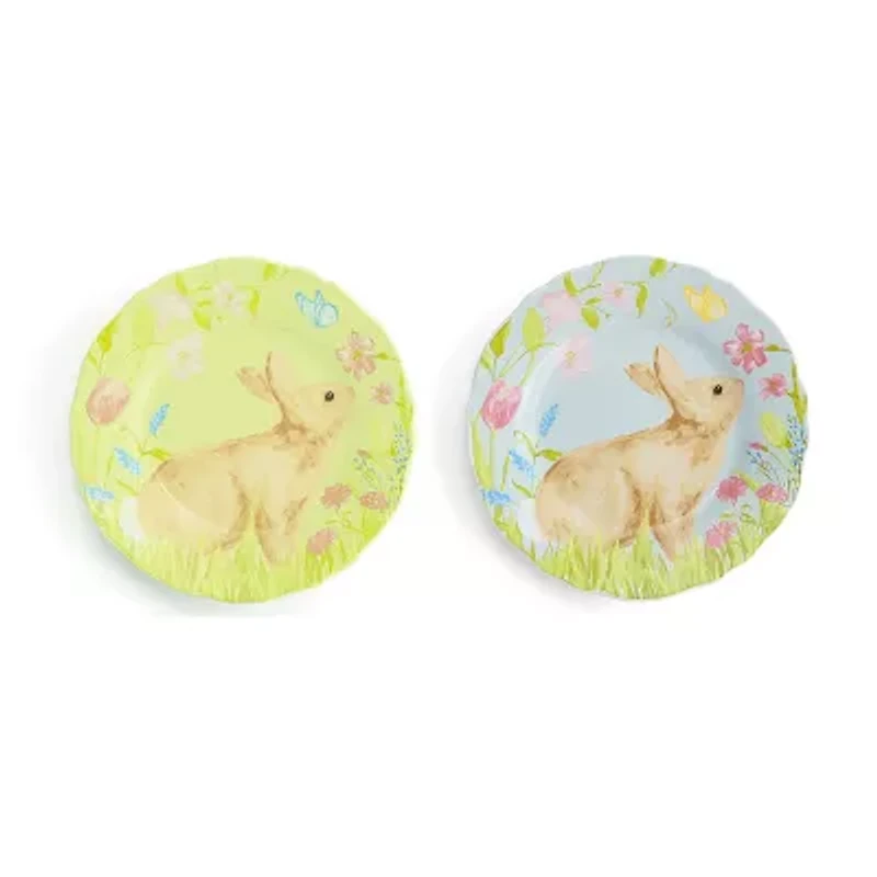 Layerings Easter Bunny 4-pc. Salad Plate