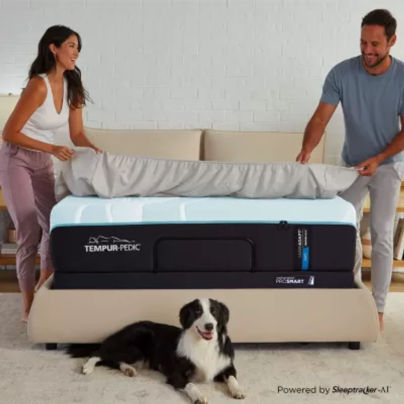 TEMPUR-Pedic LuxeAdapt 13" Soft Tight Top – Mattress + Box Spring