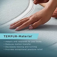 TEMPUR-Pedic LuxeAdapt 13" Soft Tight Top – Mattress + Box Spring