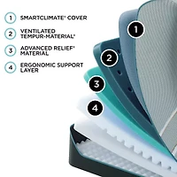 TEMPUR-Pedic LuxeAdapt 13" Soft Tight Top – Mattress + Box Spring