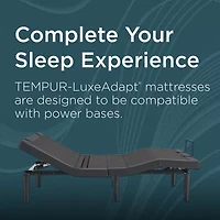 TEMPUR-Pedic LuxeAdapt 13" Soft Tight Top – Mattress + Box Spring
