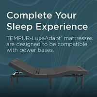 TEMPUR-Pedic LuxeAdapt 13" Firm Tight Top – Mattress + Box Spring