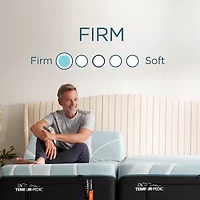 TEMPUR-Pedic LuxeAdapt 13" Firm Tight Top – Mattress + Box Spring